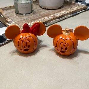 NWT Mickey & Minnie Halloween lanterns sold as set